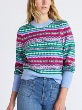NWT Free Assembly Fair Isle Sweater